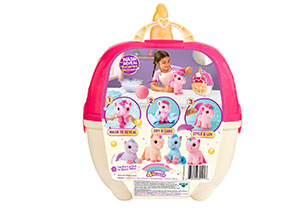 Scruff A Luvs Surprise Unicorn With Carrier