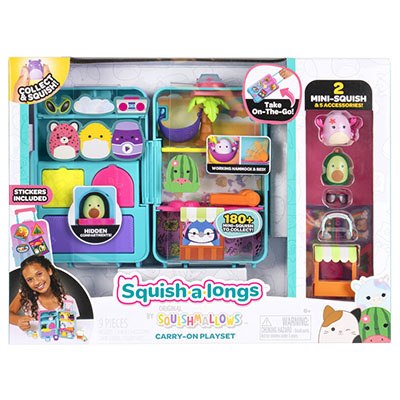Squishmallow Squishalong Luggage Playset