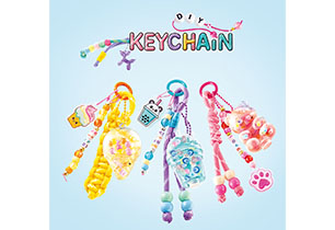 Style 4 Ever Diy Key Chain Kit 3 Pack Assorted