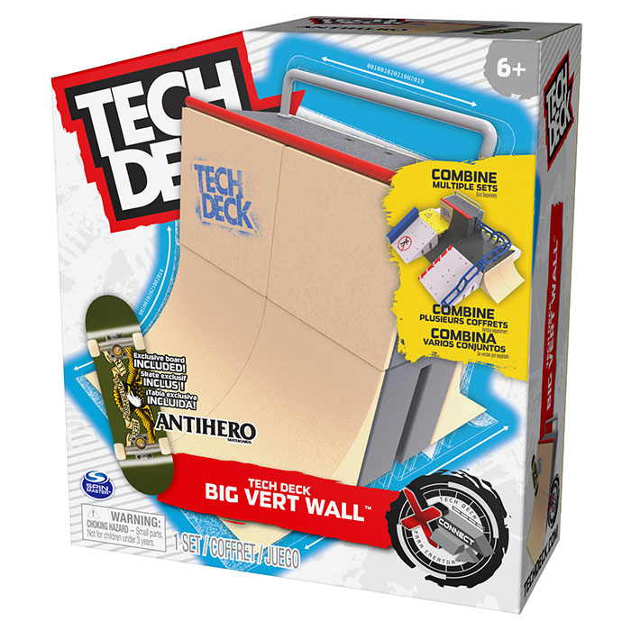 Tech Deck, Jump N' Grind X-Connect Park Creator, Customizable and Buildable  Ramp Set with Exclusive Fingerboard, Kids Toy for Ages 6 and up