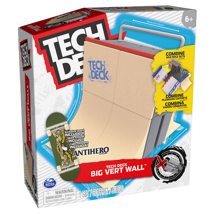 TECH DECK Fingerskate Starter Set X-Connect Big Vert Wall ANTIHERO