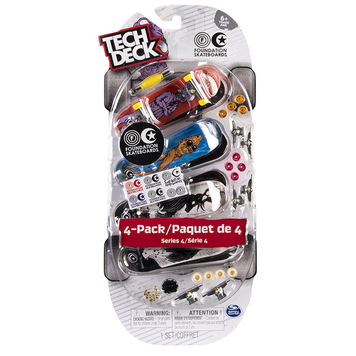 Tech Deck 4-Pack Ultra DLX Fingerboard Skateboard Assortment - 6028815