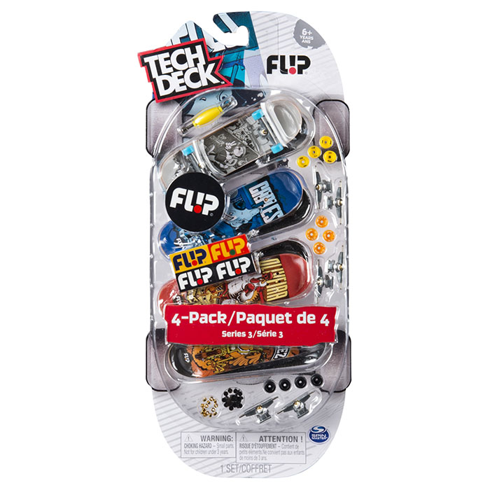 TECH DECK, 25th Anniversary 8-Pack Fingerboards with Exclusive Figure,  Collectible and Customizable Mini Skateboards, Kids Toys for Ages 6 and up