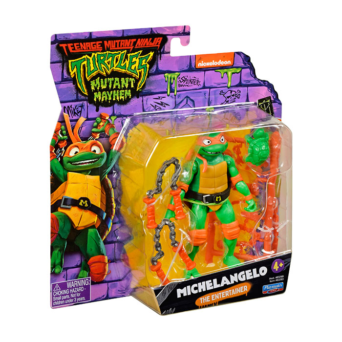 Teenage Mutant Ninja Turtles: Mutant Mayhem 4.5” Leonardo Basic Action  Figure by Playmates Toys