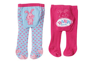 Baby Born Tights 2 Pairs - Assorted